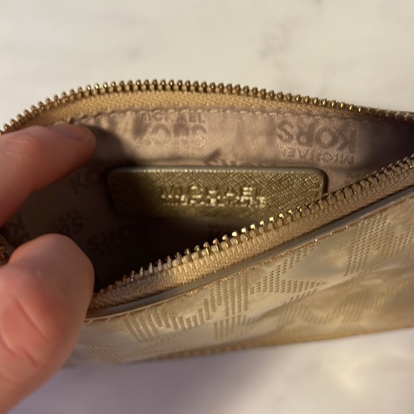 Gold Michael Kors wristlet - Picture 2 of 2